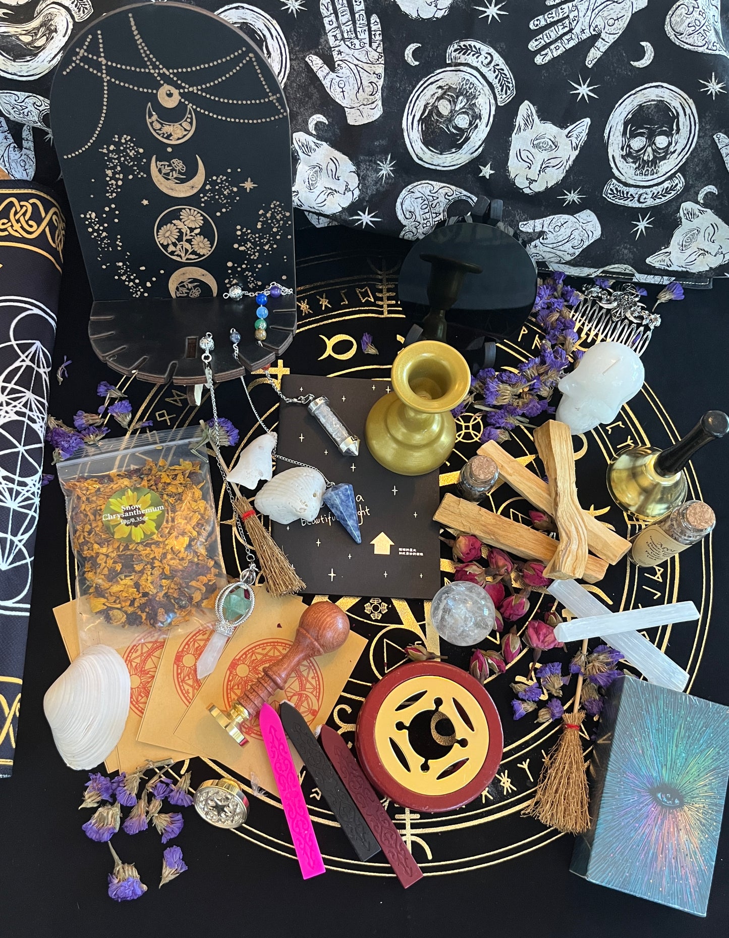 Enchanted Mystery Witchcraft Kit - Perfect for Beginner Witches with a Surprising Array of Supplies.